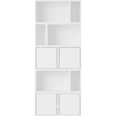 Muuto - Stacked Storage System Bücherregal Konfiguration 8 Weiß