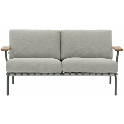 Muuto - Settle Sofa 2-Sitzer Ribbed Wave 2/ Dark Green