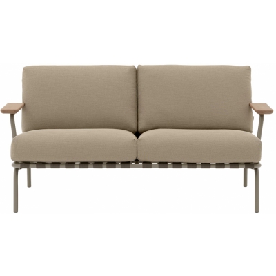 Muuto - Settle Sofa 2-Sitzer Ribbed Wave 5 / Taupe