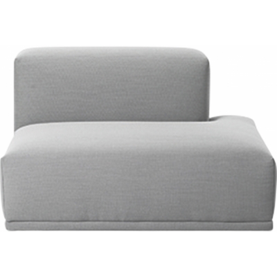 Muuto - Connect Sofa Modul Rechts mit offenem Ende (G) Steelcut Trio 133