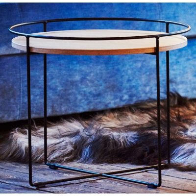 Jan Kurtz - Clock Couchtisch Ø50cm, H44cm | Eiche