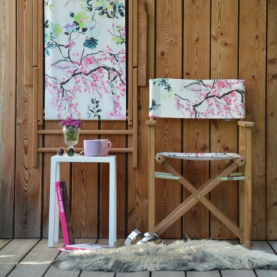 Jan Kurtz - Maxx Regiesessel Teak Chinoiserie Flower