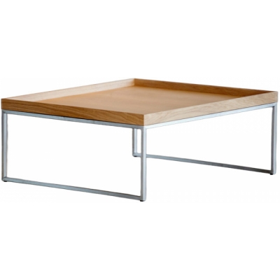 Jan Kurtz - Pizzo Couchtisch 80 x 80 cm Wenge | Weiß
