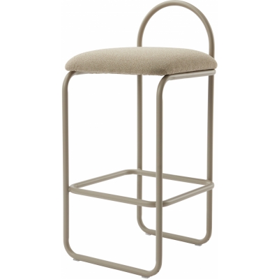AYTM - Angui Barhocker H 82,5 cm Taupe Bouclé