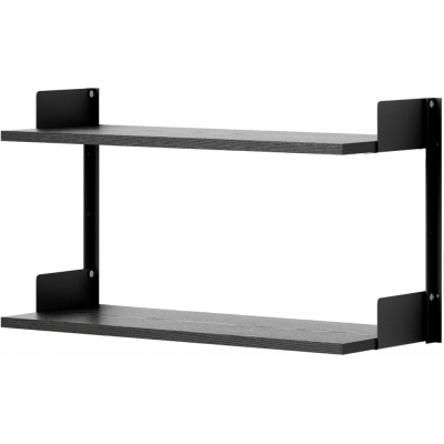 New Works - Wandregal 450 Schwarz / Schwarz