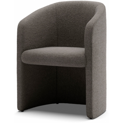 New Works - Covent Club Sessel Taupe dunkel (Nevotex Barnum)