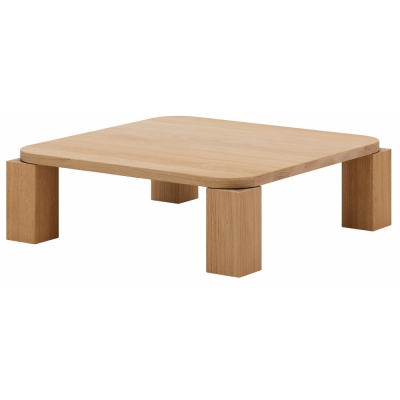 New Works - Atlas Couchtisch 82x82 cm Eiche natur