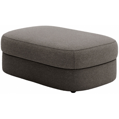 New Works - Covent Pouf Hocker M | Taupe dunkel (Nevotex Barnum)