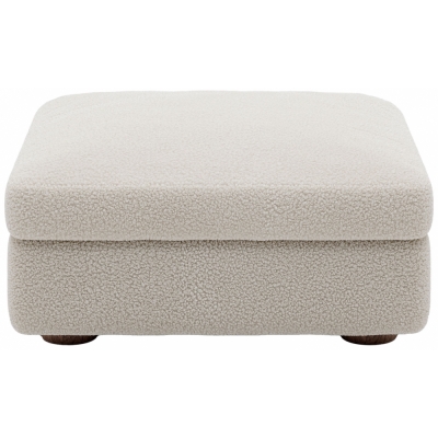 New Works - Coda Modulsofa Ottomane Quadratisch (Modul 10) | Spacedust (Zinc Drake Z699/02)