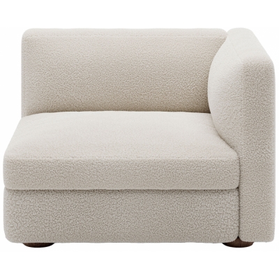 New Works - Coda Modulsofa schmales Modul Rechts (Modul 40) | Spacedust (Zinc Drake Z699/02)