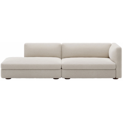 New Works - Coda Modulsofa Konfiguration 3 Spacedust (Zinc Drake Z699/02)