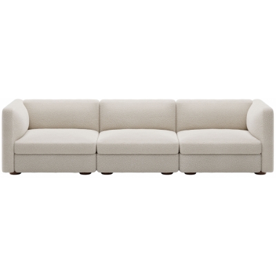 New Works - Coda Modulsofa Konfiguration 4 Spacedust (Zinc Drake Z699/02)