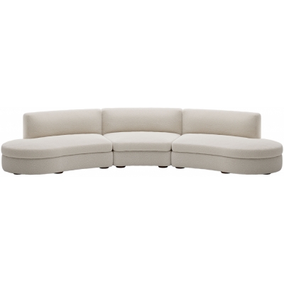 New Works - Coda Modulsofa Konfiguration 8 Spacedust (Zinc Drake Z699/02)