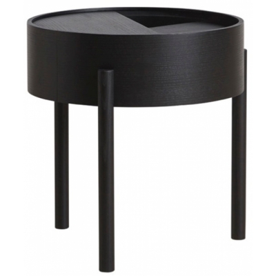 Woud - Arc Beistelltisch Schwarze Esche