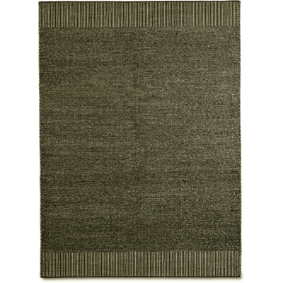 Woud - Rombo Teppich 240 x 170 (Moosgrün, Weiß)