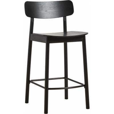 Woud - Soma Thekenhocker Esche schwarz