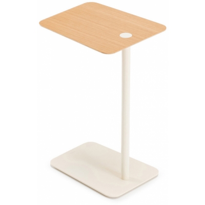 Gazzda - Loop Beistelltisch Eiche natur / Mushroom