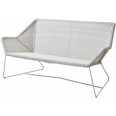 Cane-line - Breeze Loungesofa 2-sitzer Weißgrau
