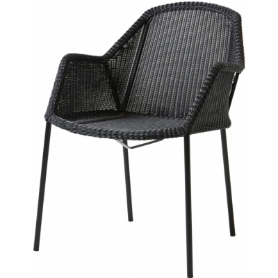 Cane-line - Breeze Sessel, stapelbar Schwarz