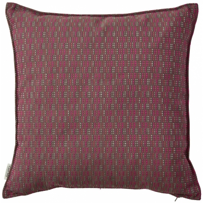 Cane-line - Stripe Zierkissen, quadratisch Mehrfach rosa