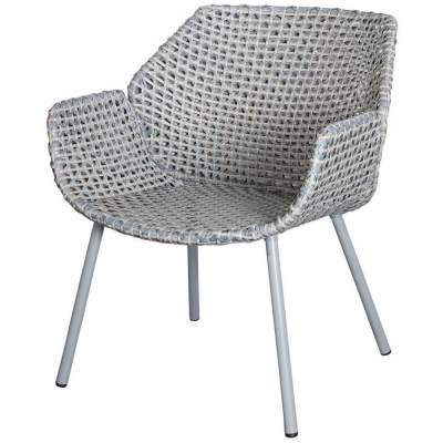 Cane-line - Vibe Loungesessel Hellgrau / Grau / Taupe