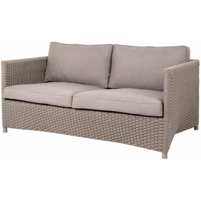 Cane-line - Diamond 2-Sitzer Sofa Soft Rope, Taupe