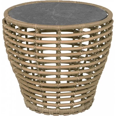 Cane-line - Basket Couchtisch S | Natur | Fossil Schwarz
