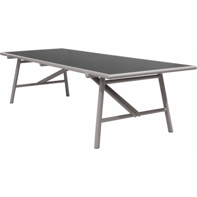 Cane-line - Sticks Esstisch Aluminium Taupe | Nero schwarz