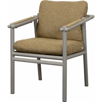 Cane-line - Sticks Stuhl Aluminium Taupe | Kurkuma gelb (Cane-line Rise)