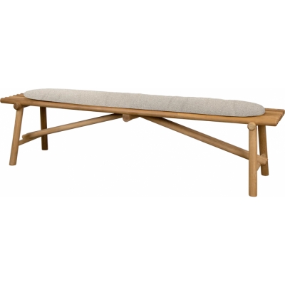 Cane-line - Sticks Bank mit Sitzkissen Teak | Taupe (Cane-line Free)