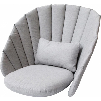 Cane-line - Kissenset für Peacock Loungesessel Hellgrau (Natté)