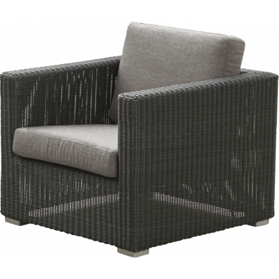 Cane-line - Chester Loungesessel Graphit | Taupe (Natté)