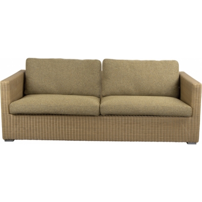 Cane-line - Chester Sofa 3-Sitzer Natur | Kurkuma Gelb (Rise)