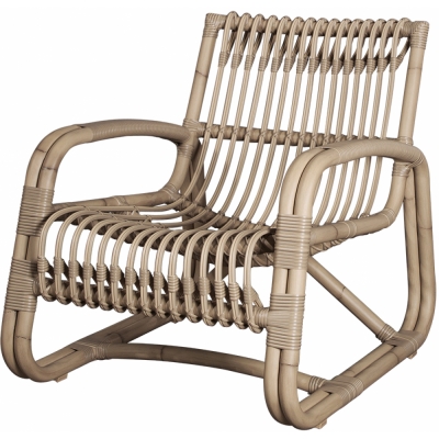 Cane-line - Curve Outdoor Loungesessel Natur