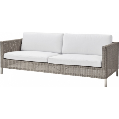 Cane-line - Connect Sofa 3-Sitzer Taupe | Weiß