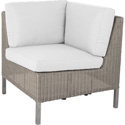 Cane-line - Connect Dining Lounge Eckmodul Weiß