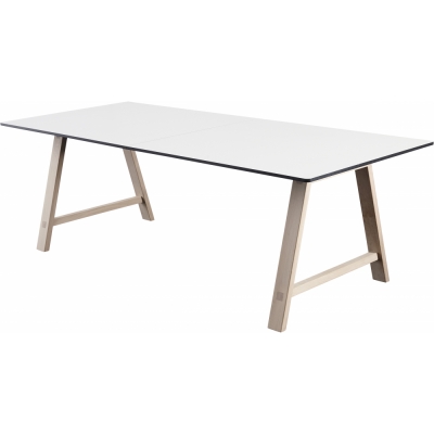 Andersen Furniture - T1 Tisch ausziehbar, Eiche weiß geölt Laminat Alpino (95x220 cm)