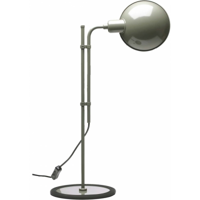 Marset - Funiculí Tischleuchte mit Aluminium Schirm Moosgrau