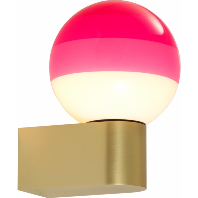 Marset - Dipping Light A1-13 Wandleuchte Rosa / Messing gebürstet