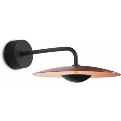 Marset - Ginger 32 Wandleuchte Outdoor Rostbraun / Schwarz