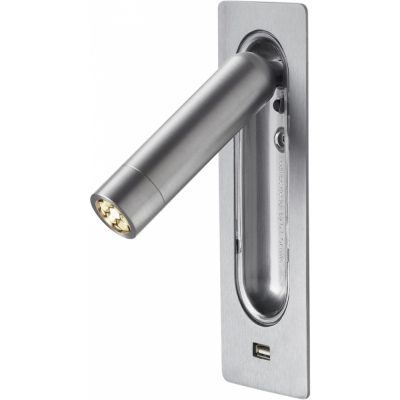 Marset - Ledtube RSC USB Wandleuchte Aluminium