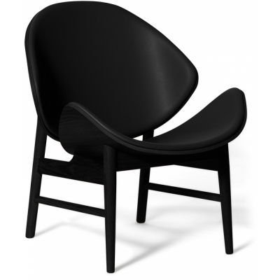 Warm Nordic - The Orange Loungesessel Komplett gepolstert Schwarz Challenger 004 (Gestell: Eiche schwarz)