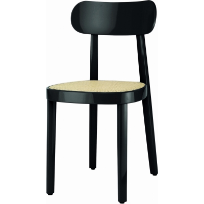 Thonet - 118 Holzstuhl Schwarz Hochglanz