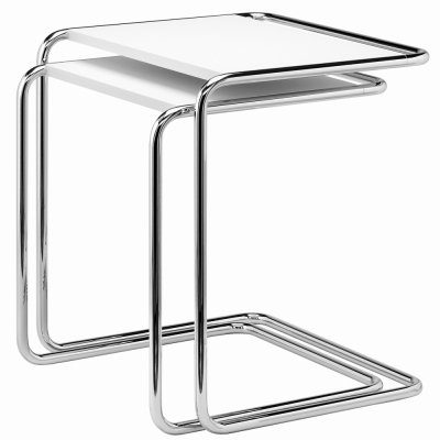 Thonet - Set B 97 Beistell- und Satztisch Weiß