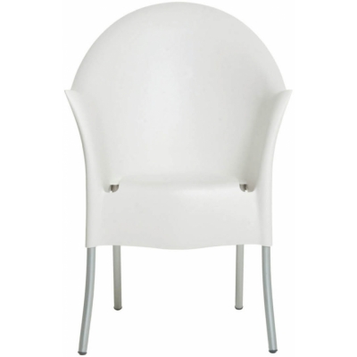 Driade - Lord Yo Gartenarmlehnstuhl White/Aluminum