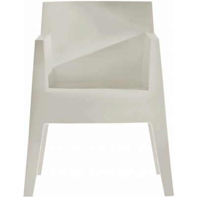 Driade - Toy Gartenarmlehnstuhl Light grey