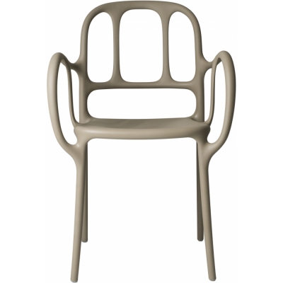 Magis - Mila Armlehnstuhl Outdoor Beige