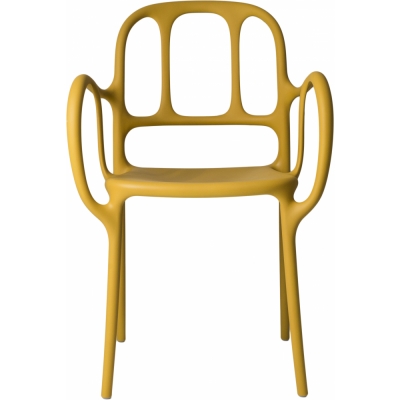 Magis - Mila Armlehnstuhl Outdoor Gelb
