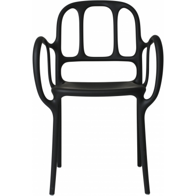 Magis - Mila Armlehnstuhl Outdoor Schwarz