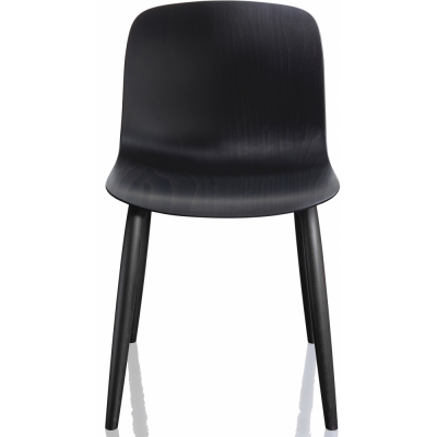 Magis - Troy Stuhl 4 Beine Holz Schwarz/Schwarz